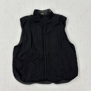 Vintage Naturalife Vest Mens Size XXL Black Fleece Lined Outdoor Nature